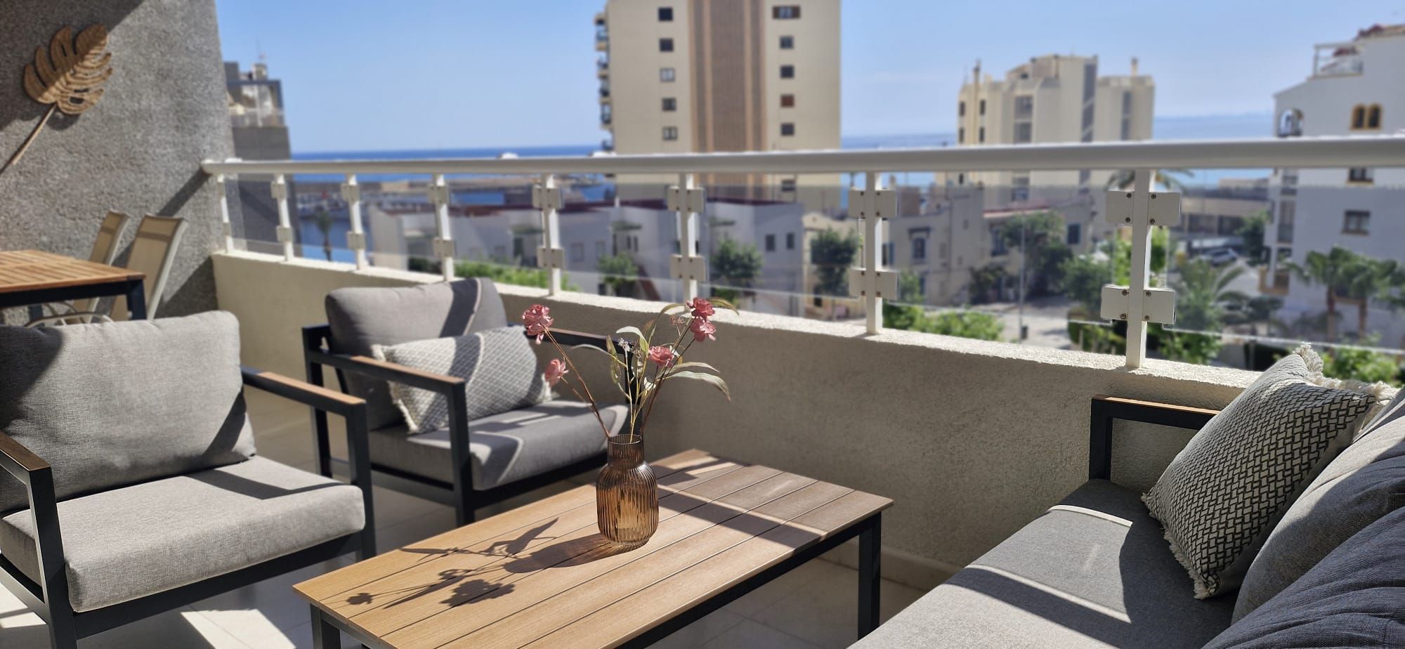 Balkon met uitzicht